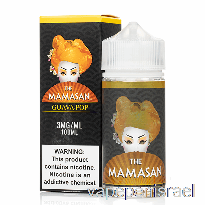 חד פעמי Vape Israel Guava Pop - The Mamasan - 100 מ"ל 3 מ"ג